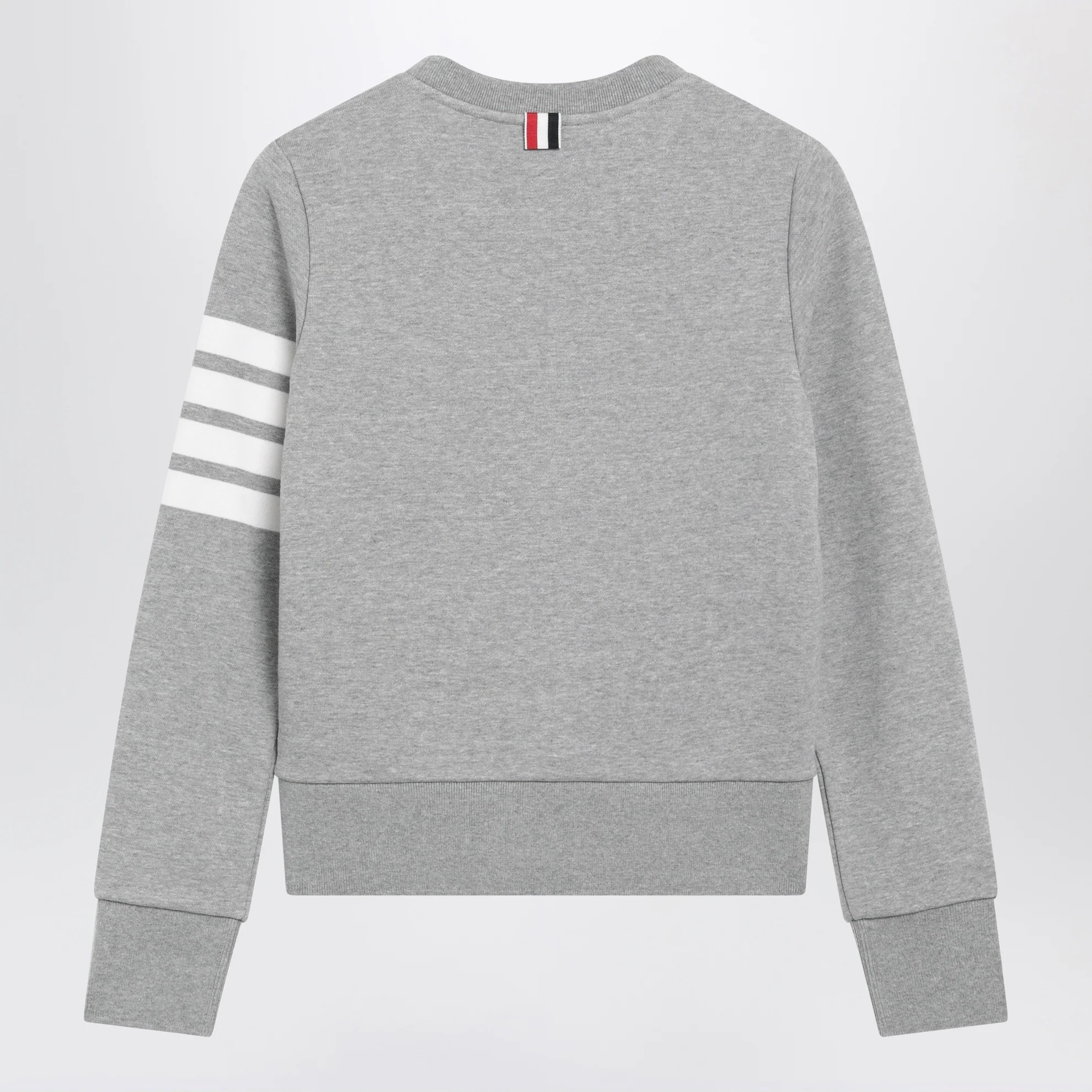 1FF0918-259 [THOM BROWNE] 經典棉質平紋 T 恤 淺灰色 #FJT002A00535 (EU)