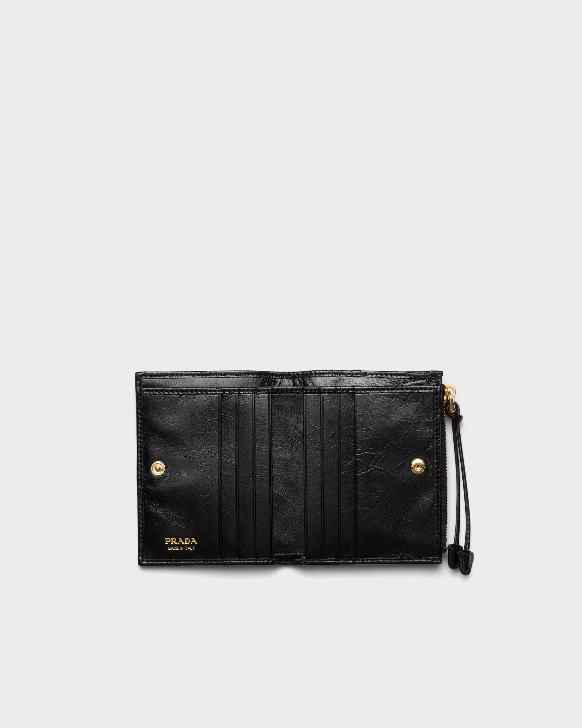 1FF0918-239 [PRADA] 皮革銀包 黑色 #1ML0502CYR (EU)