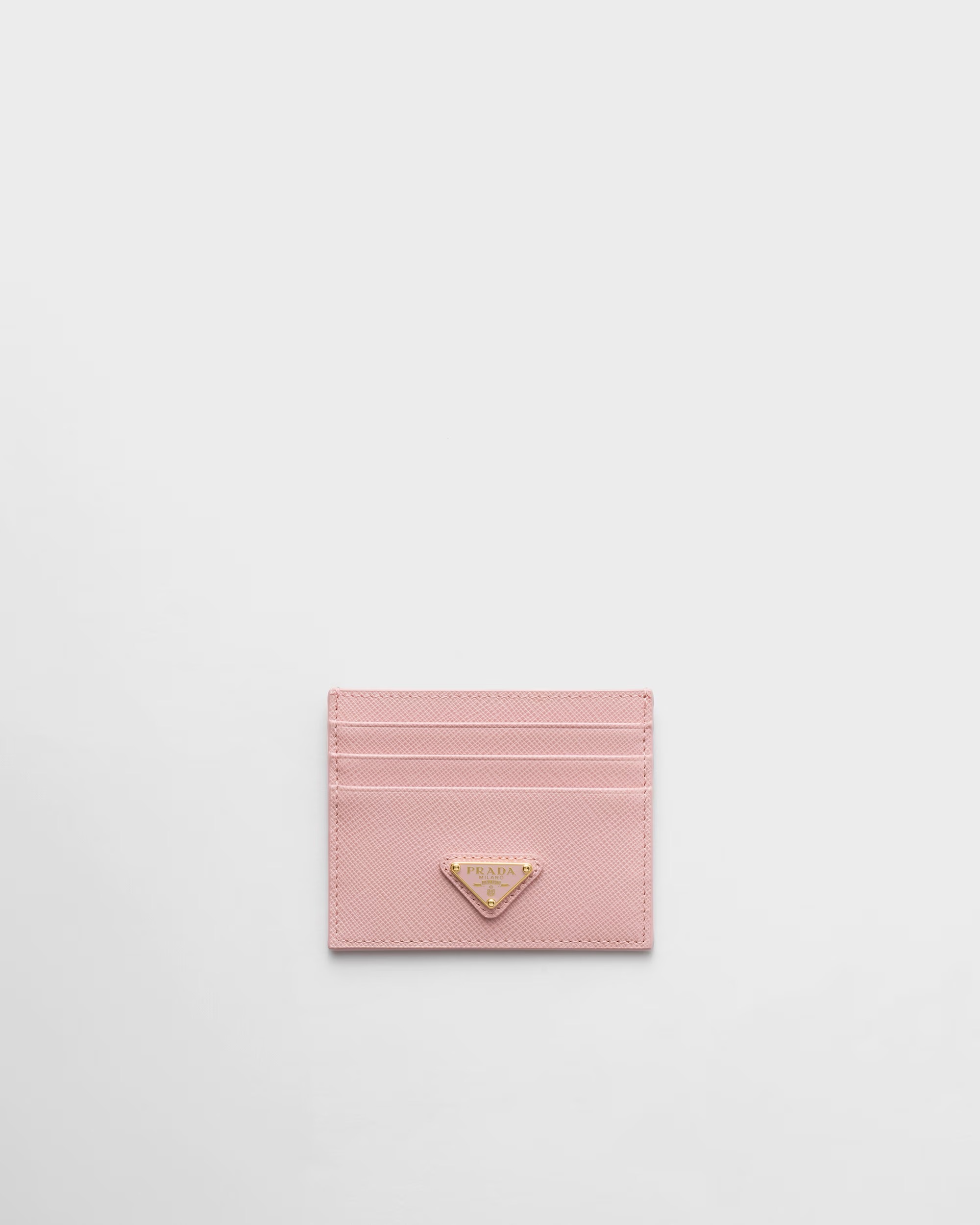 1FF0918-236 [PRADA] Saffiano 皮革卡片套 裸粉色 #1MC025QHH (EU)