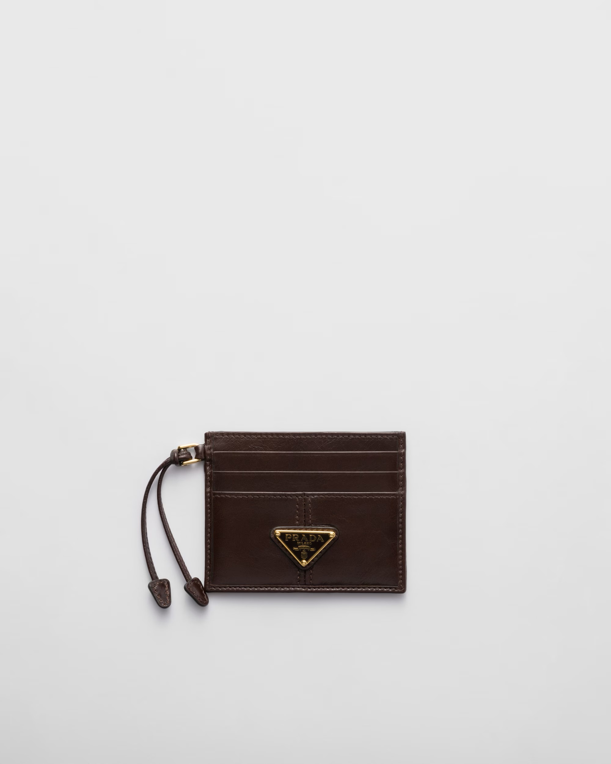 1FF0918-235 [PRADA] 皮革卡片套 深啡色 #1MC0252CYR (EU)