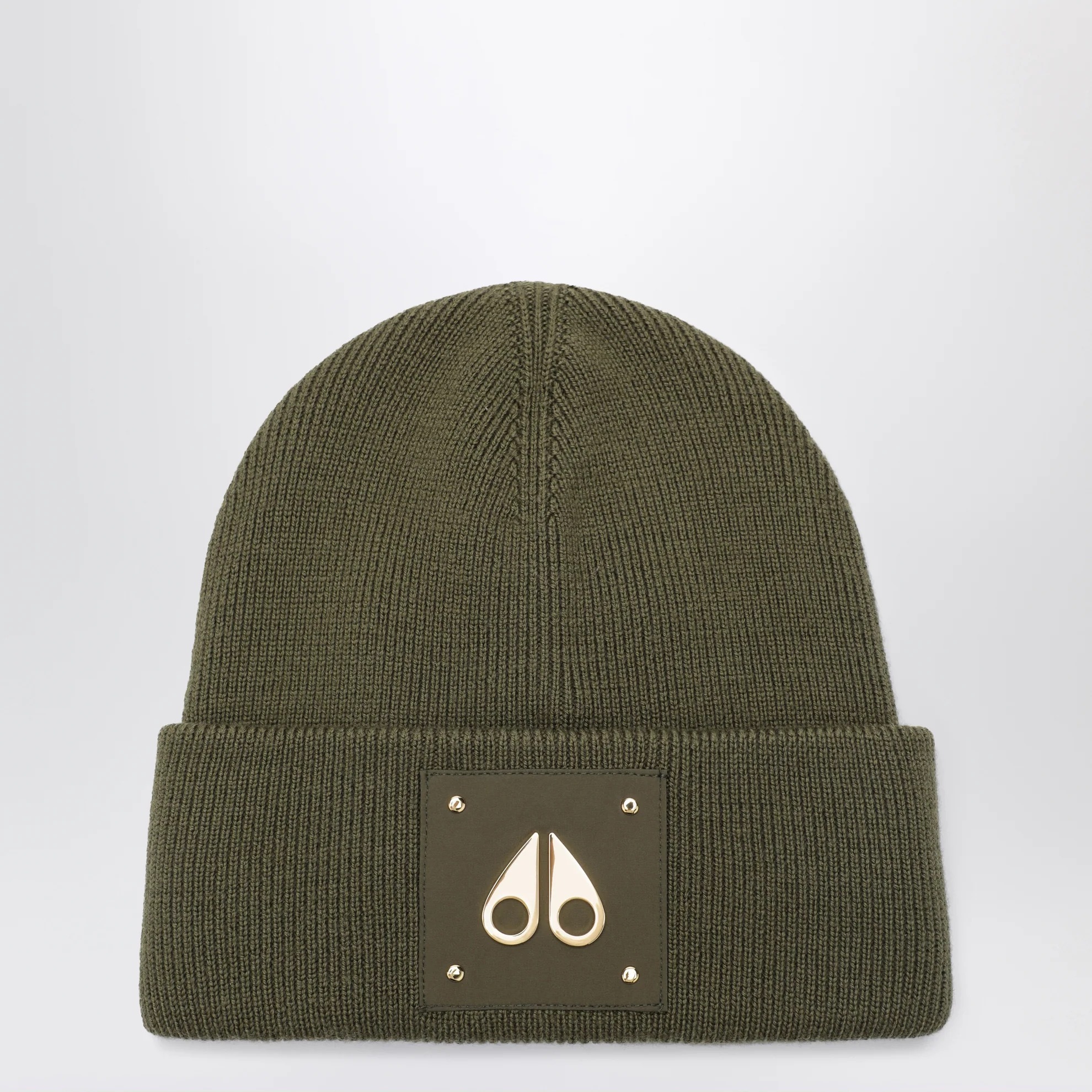 1FF0918-215 [MOOSE KNUCKLES] Gold Series Icon 羊毛冷帽 軍綠色 #M35MA574GCO (EU)