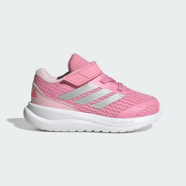 Adidas 愛迪達 Runfalcon 6 EL I KI1780 小童 休閒運動鞋 緩震 透氣 魔鬼氈 粉紅 銀