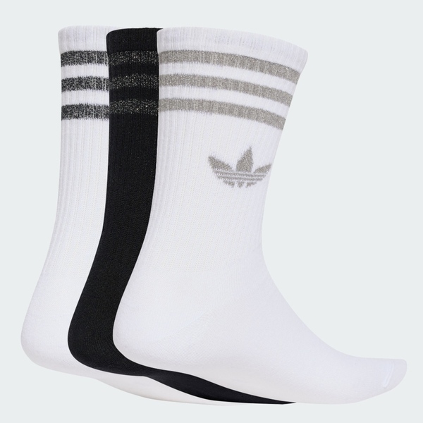 Adidas 愛迪達 3s Gl Ct S 3p KR4218 中筒襪 三雙入 白 黑
