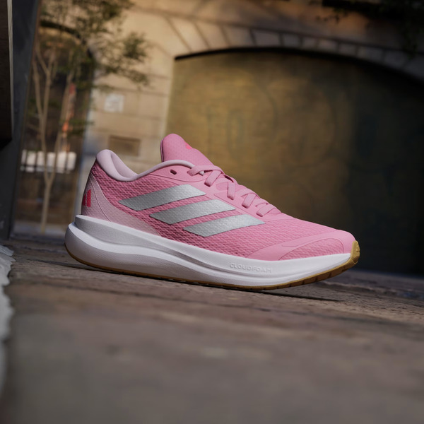 Adidas 愛迪達 Runfalcon 6 J KI1786 大童 休閒運動鞋 緩震 透氣 粉紅 銀