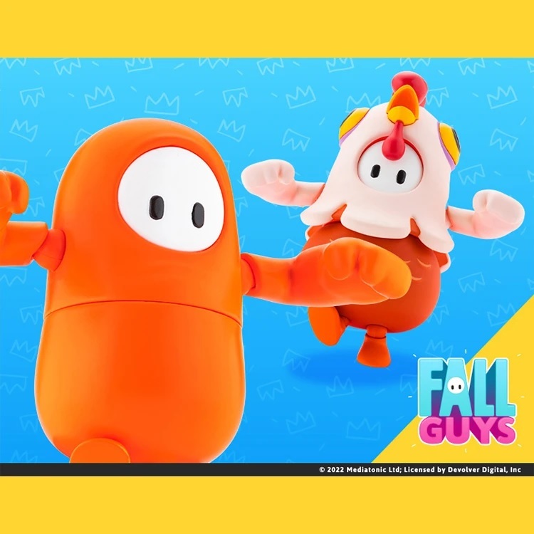 【糖豆人】Fall Guys pack 01 大明星 X 小雞服裝 可動人偶 strc