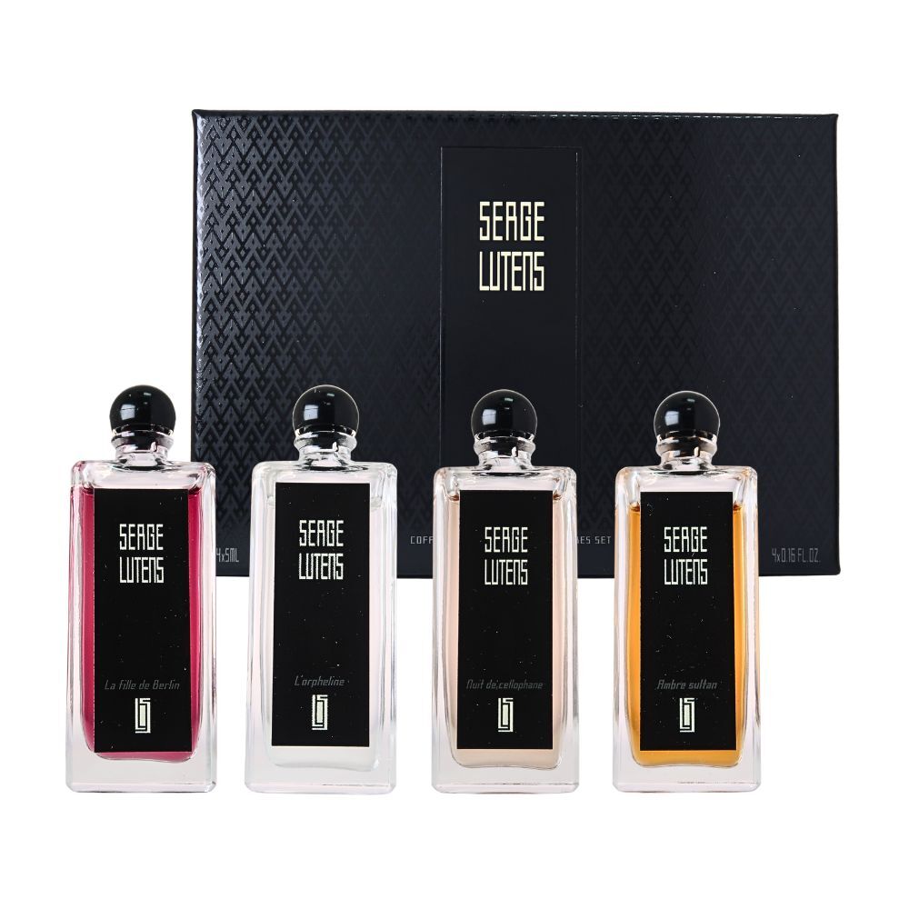 Serge Lutens 蘆丹氏 珍藏版小香水禮盒（5ml × 4 沾式) (柏林少女/孤女/八月夜桂花/琥珀君王)