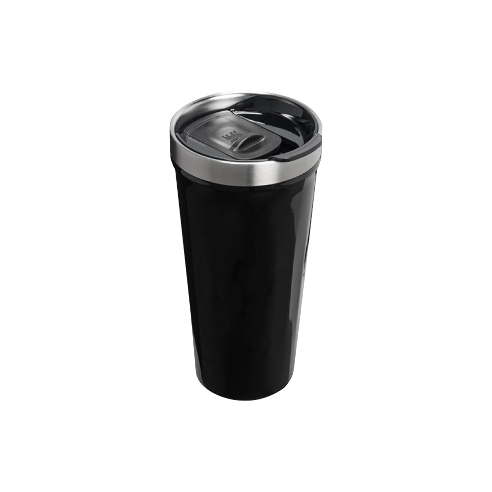 STANLEY ​​​TEXTURE系列 滑蓋真空不銹鋼 品脫杯 0.59L / 鈦金黑