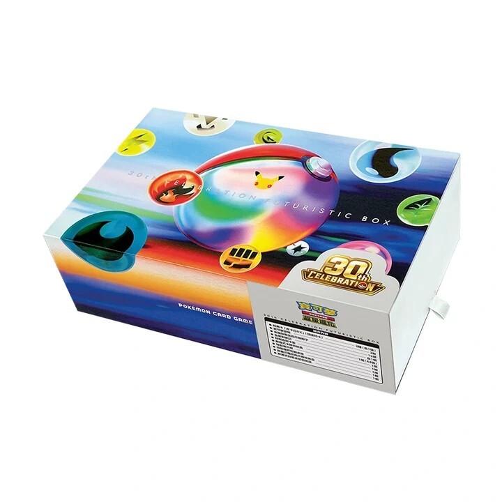 Pokemon Card Mega Evolution 30th Celebration FUTURISTIC BOX (Traditional Chinese Version)