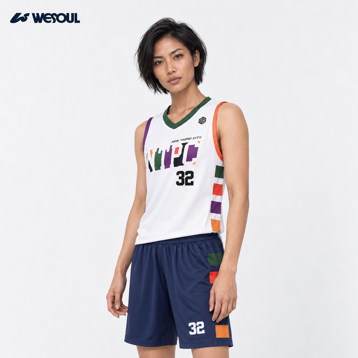 【WESOUL】W1220949 全客製城市籃球服（新北）/ 客製隊徽，號碼，姓名不加價 / 球衣