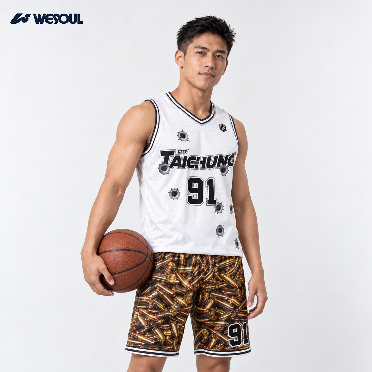 【WESOUL】W12201003 全客製城市籃球服（台中）/ 客製隊徽，號碼，姓名不加價 / 球衣