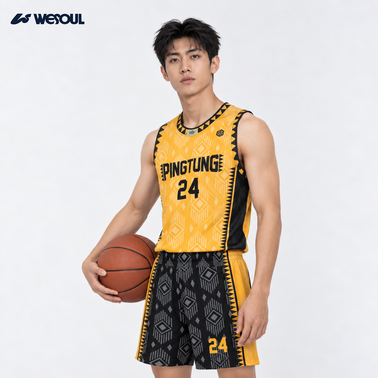 【WESOUL】W2201037 全客製城市籃球服（屏東）/ 客製隊徽，號碼，姓名不加價 / 球衣