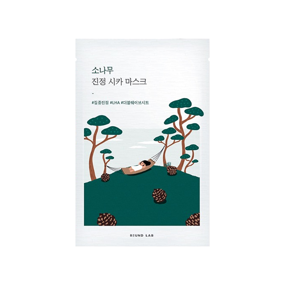 ROUND LAB｜青松積雪草舒緩面膜 27ml (10片)
