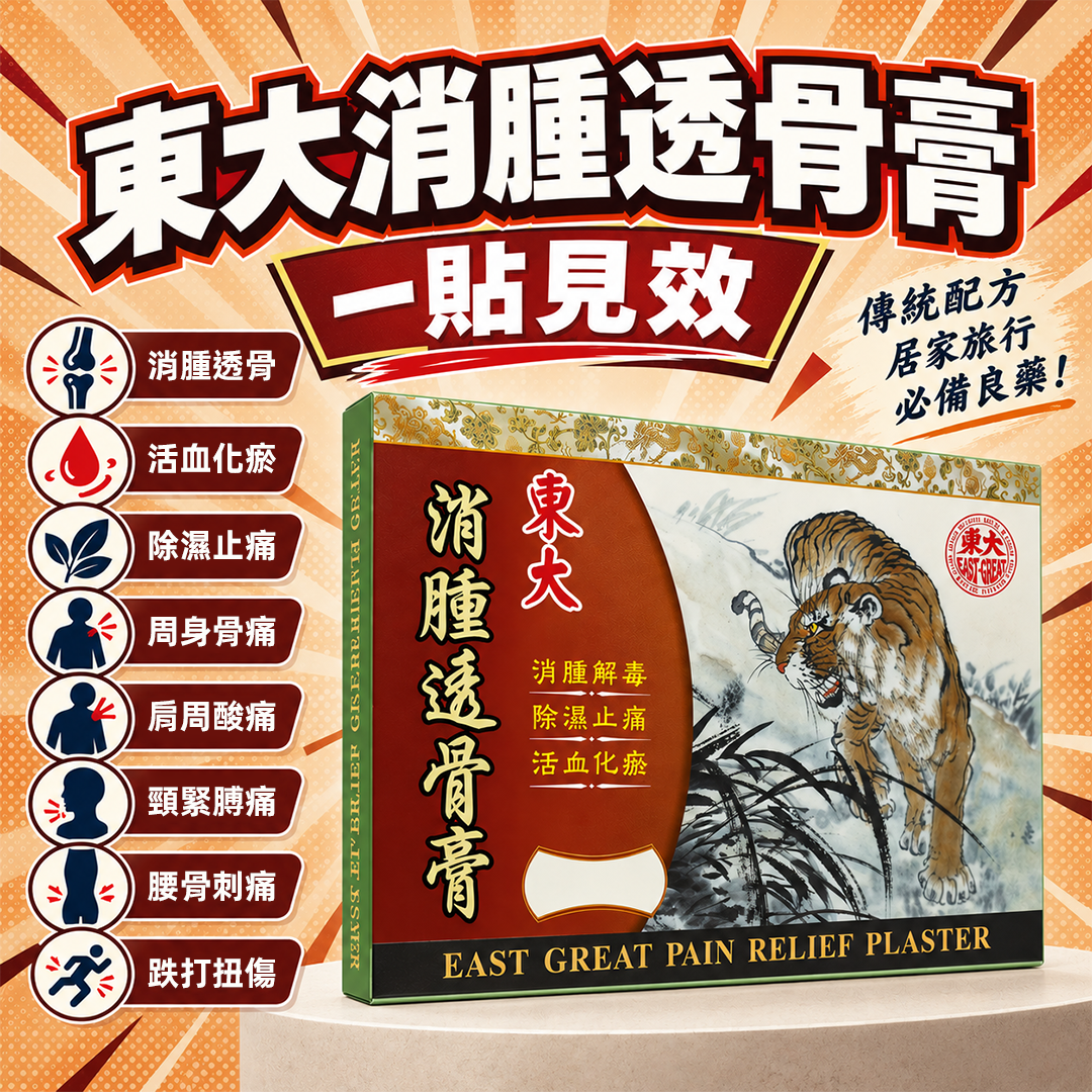 EAST GREAT PAIN RELIEF PLASTER