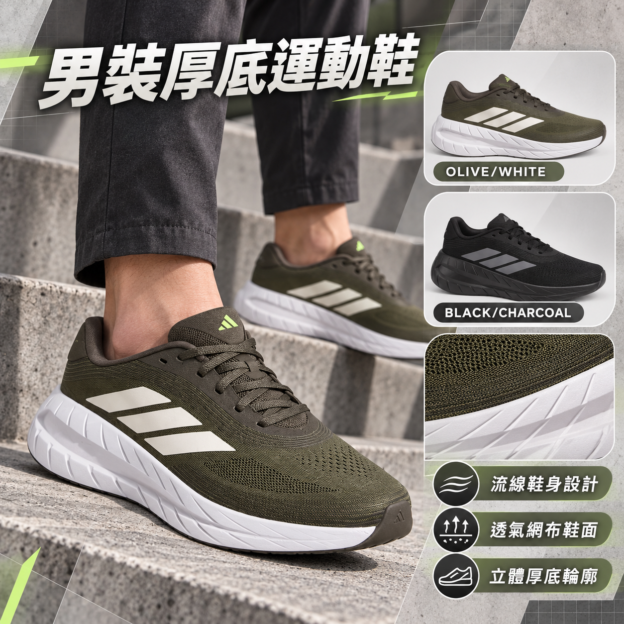【預購】ADIDAS N091606 Adipure 男裝波鞋