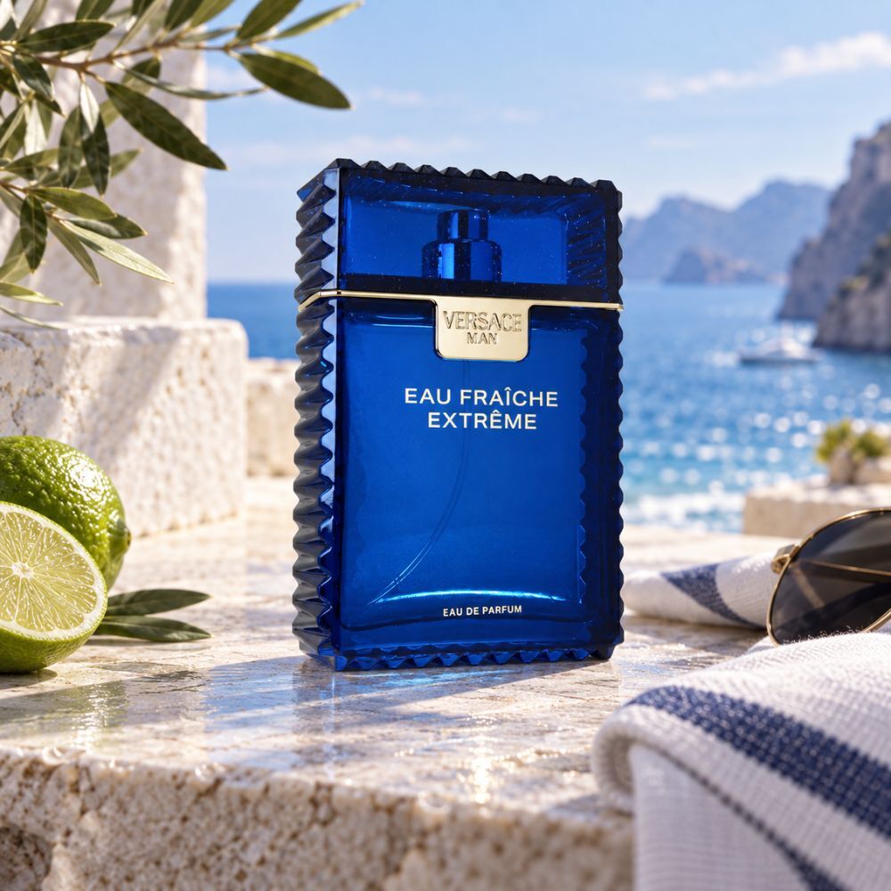 VERSACE 凡賽斯 Eau Fraiche Extreme 雲淡風輕男性淡香精 EDP 100ml TESTER (原廠蓋)
