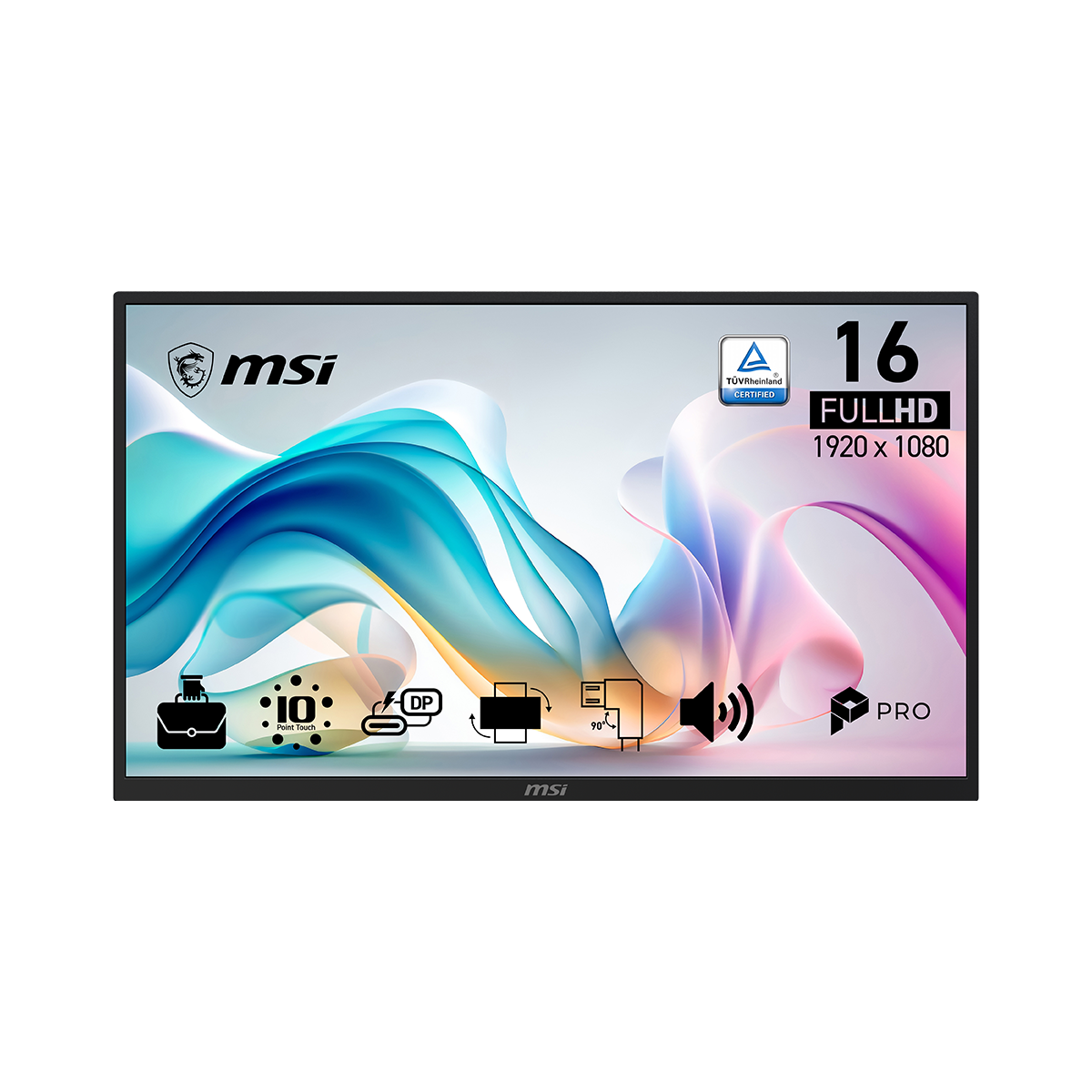 MSI PRO MP161 E6T 黑色產品圖片