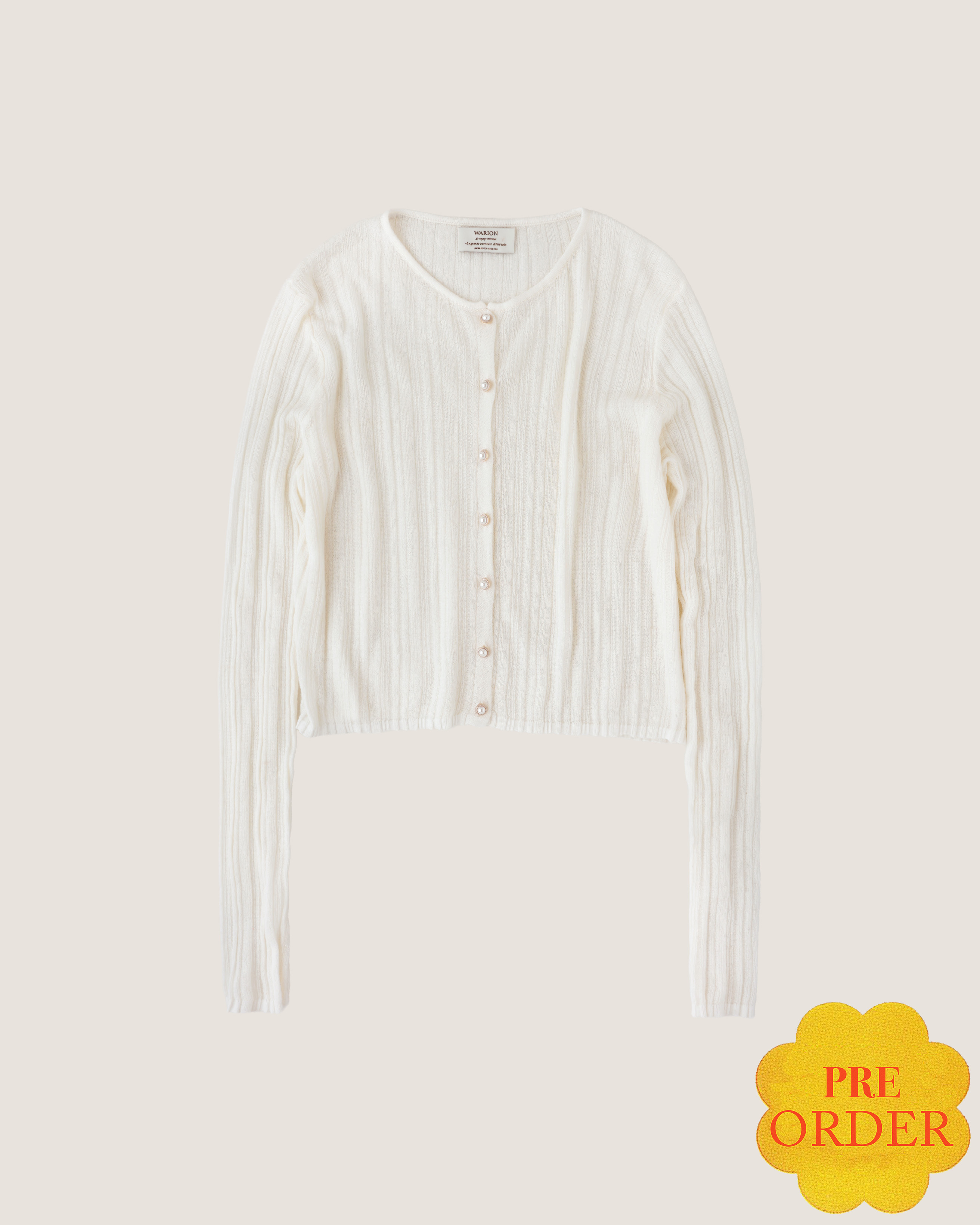 Céliane Cardigan - White