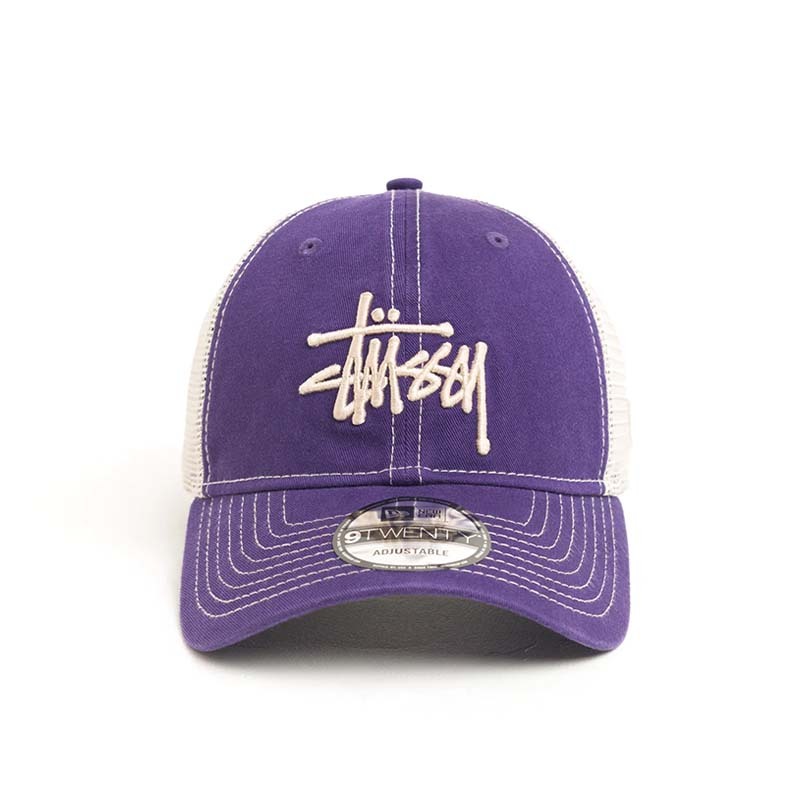 Stussy 9twenty Washed Basic Trucker Violet 卡車帽 帽子 紫色 1311164-VT [台灣現貨]