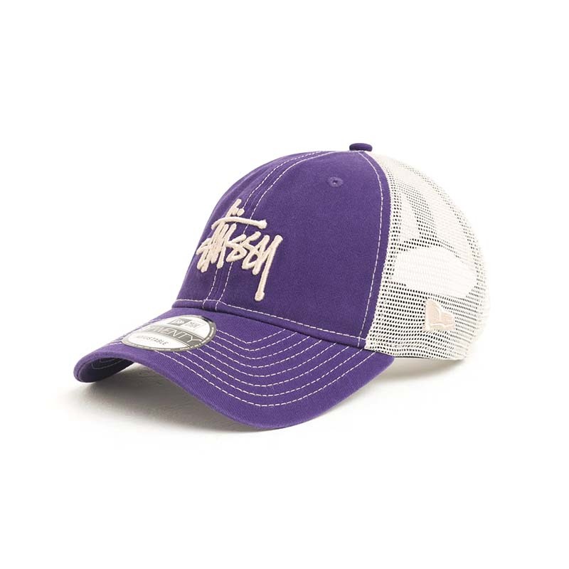 Stussy 9twenty Washed Basic Trucker Violet 卡車帽 帽子 紫色 1311164-VT [台灣現貨]