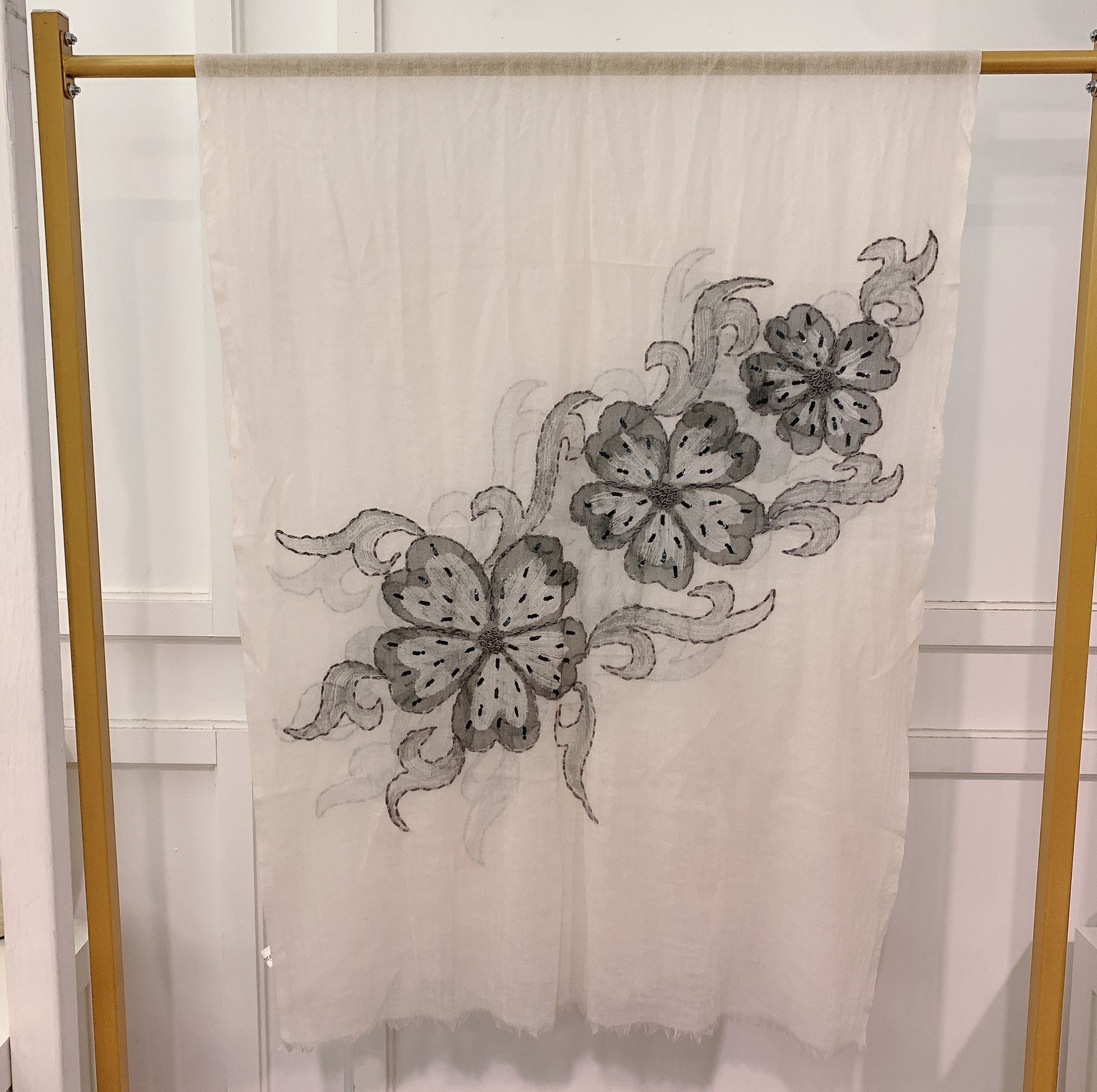 WA36 Scarfesia 印度手工絲巾