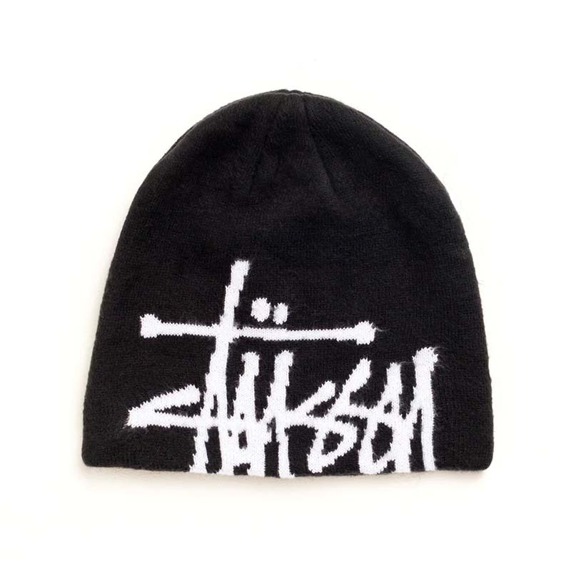 Stussy Brushed Out Basic Skullcap Black 針織帽 毛帽 黑色 1321279-BK [台灣現貨]