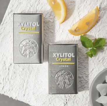 現 貨｜韓國 Starbucks 星巴克🍋 檸檬木醣醇水晶糖 💎28g
