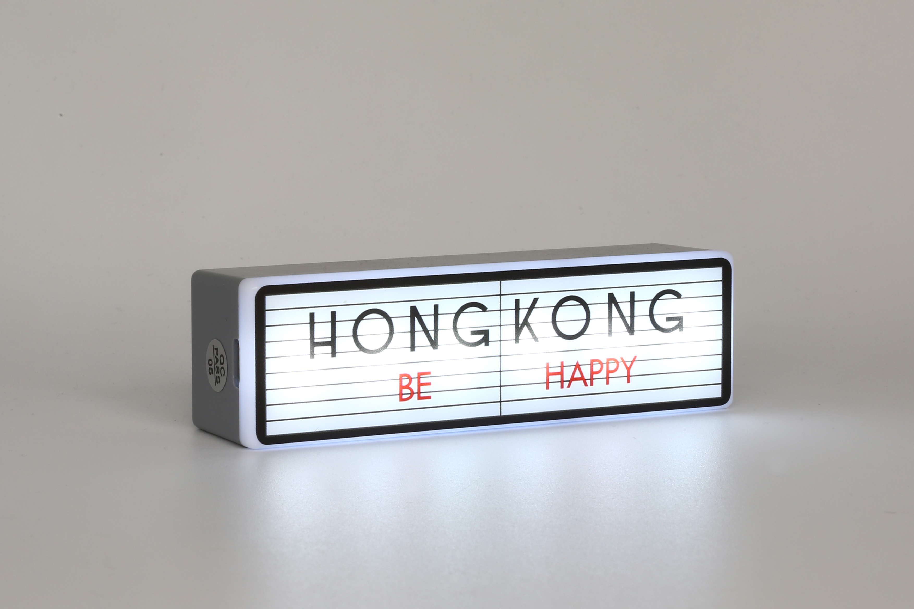 充電磁力發光燈箱 - HONGKONG (M33548)
