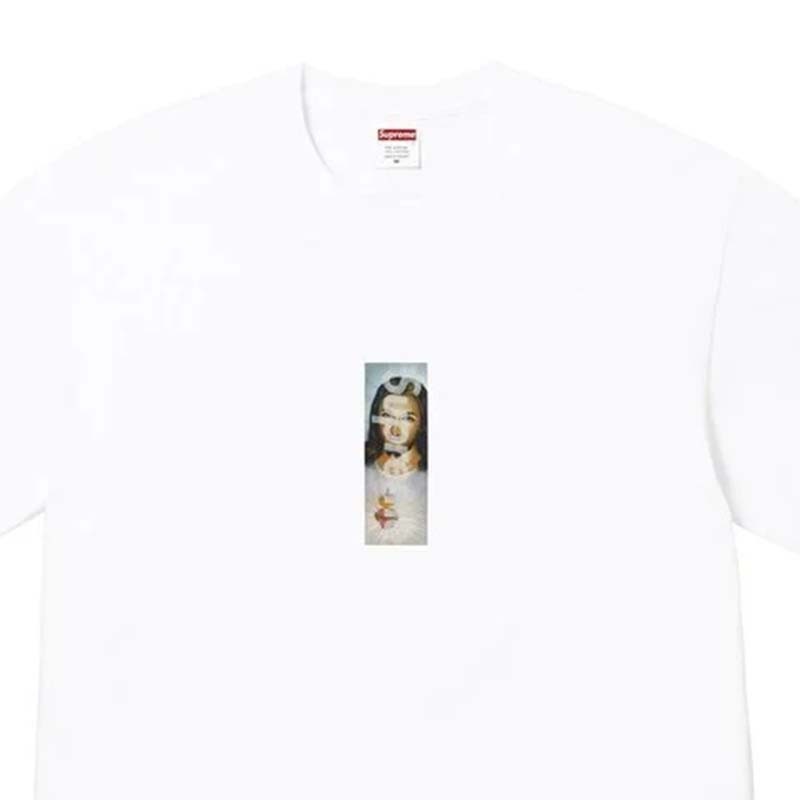 Supreme Prayer Card Box Logo Tee White 耶穌 祈禱者 短袖上衣 白色 FW26T68-WE [台灣現貨]