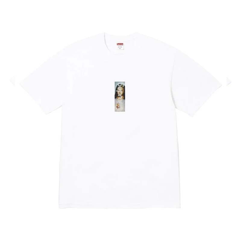Supreme Prayer Card Box Logo Tee White 耶穌 祈禱者 短袖上衣 白色 FW26T68-WE [台灣現貨]