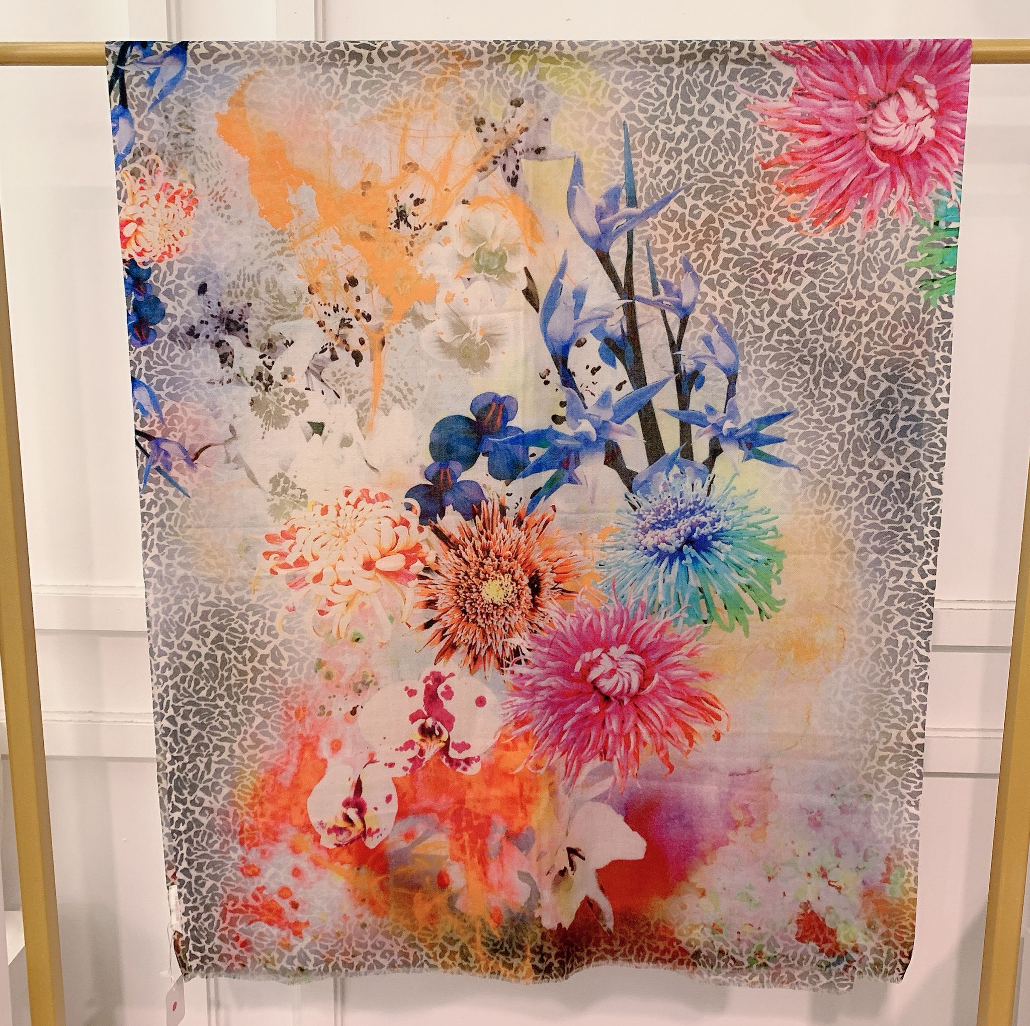 WA51 Scarfesia 印度手工絲巾