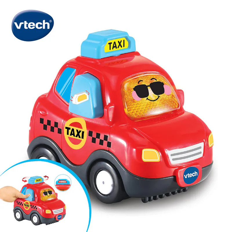 Vtech 嘟嘟聲光互動車/聲光城市嘟嘟車-計程車