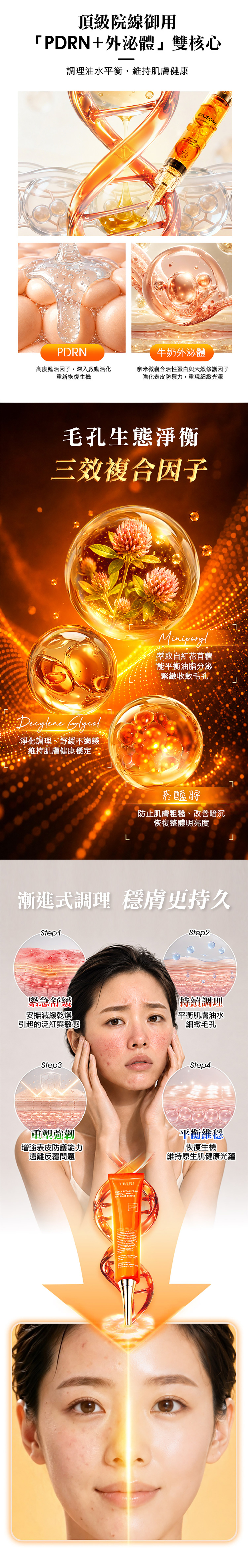 TRUU 超能亮PDRN抗蔓穩膚調理精華 30g