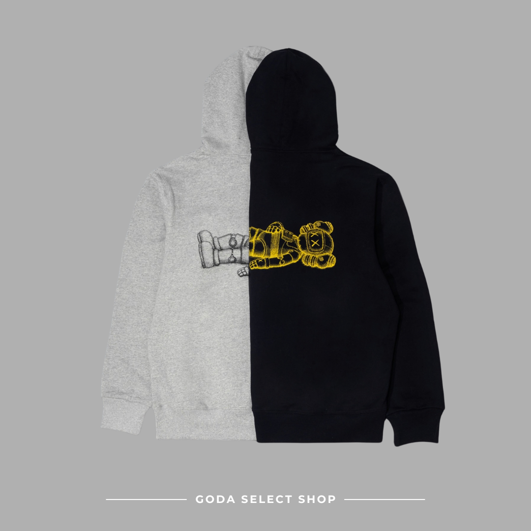 KAWS:HOLIDAY HANGZHOU - Hoodie (Grey/Black) 杭州 帽TEE 灰色 / 黑色