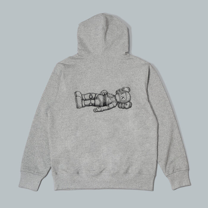 KAWS:HOLIDAY HANGZHOU - Hoodie (Grey/Black) 杭州 帽TEE 灰色 / 黑色