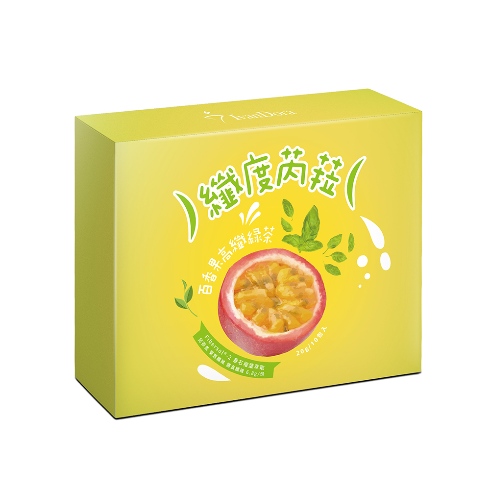 【IvanDora艾凡朵拉】纖度芮菈 百香果高纖綠茶