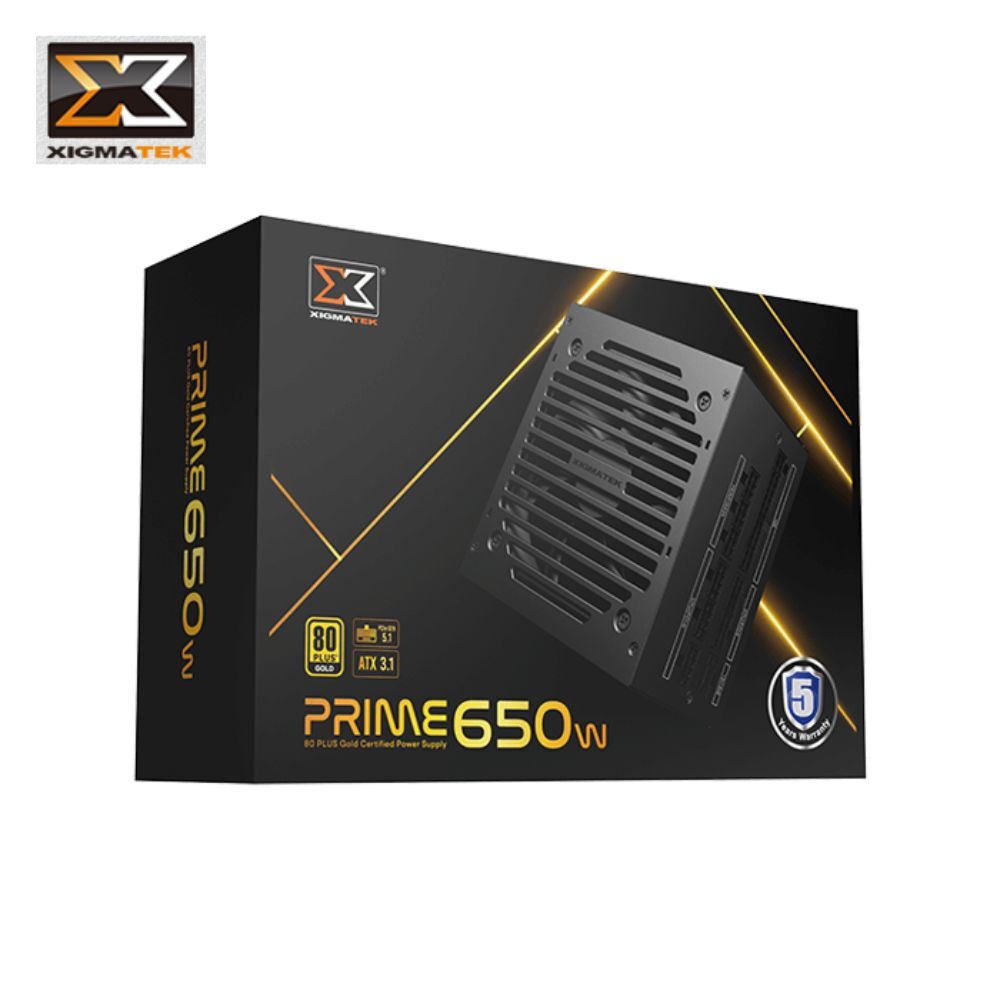 Xigmatek 富鈞科技Prime 650W 80+金牌 全模組 電源供應器 (EN48586)