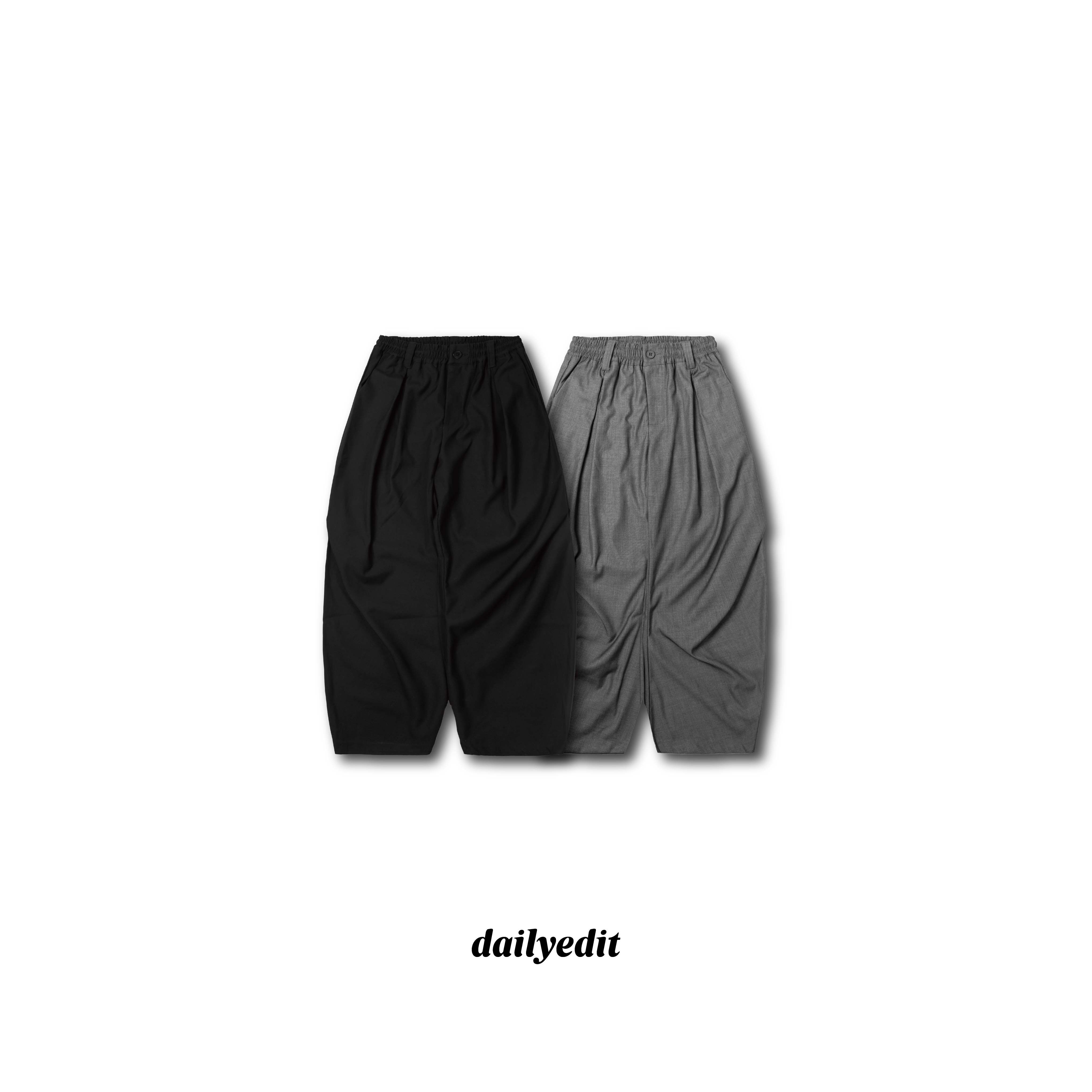剪裁打褶寬西褲 Loose Tailored Trousers LL-025
