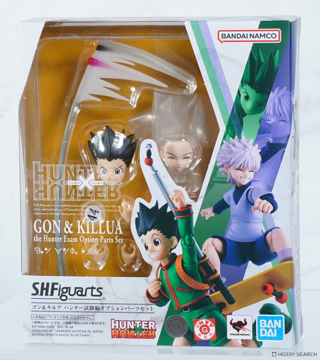 萬代 SHF 小傑&奇犽-獵人試驗篇 造型配件組 HUNTER×HUNTER獵人 可動完成品