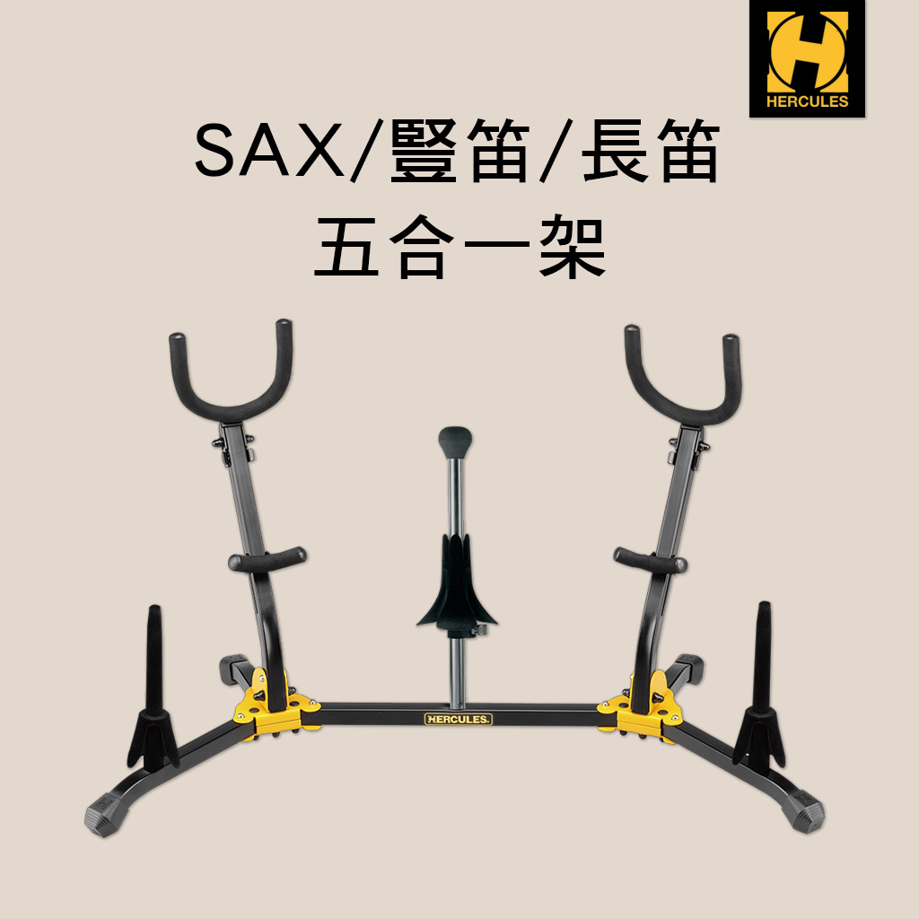 HERCULES DS538B 多功能五合一管樂器架 薩克斯風/長笛/豎笛架