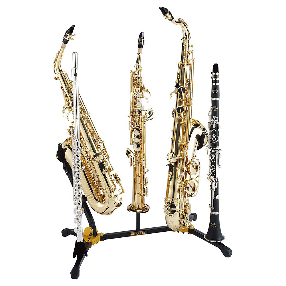 HERCULES DS538B 多功能五合一管樂器架 薩克斯風/長笛/豎笛架