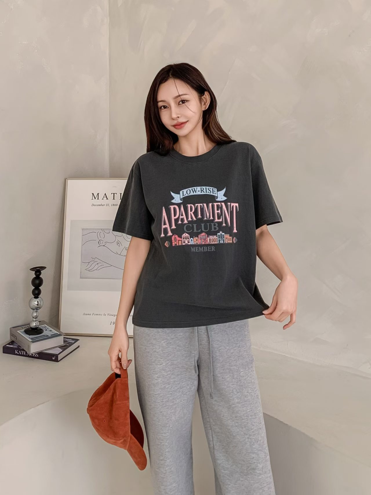 ❤️復古洗水棉tee💕