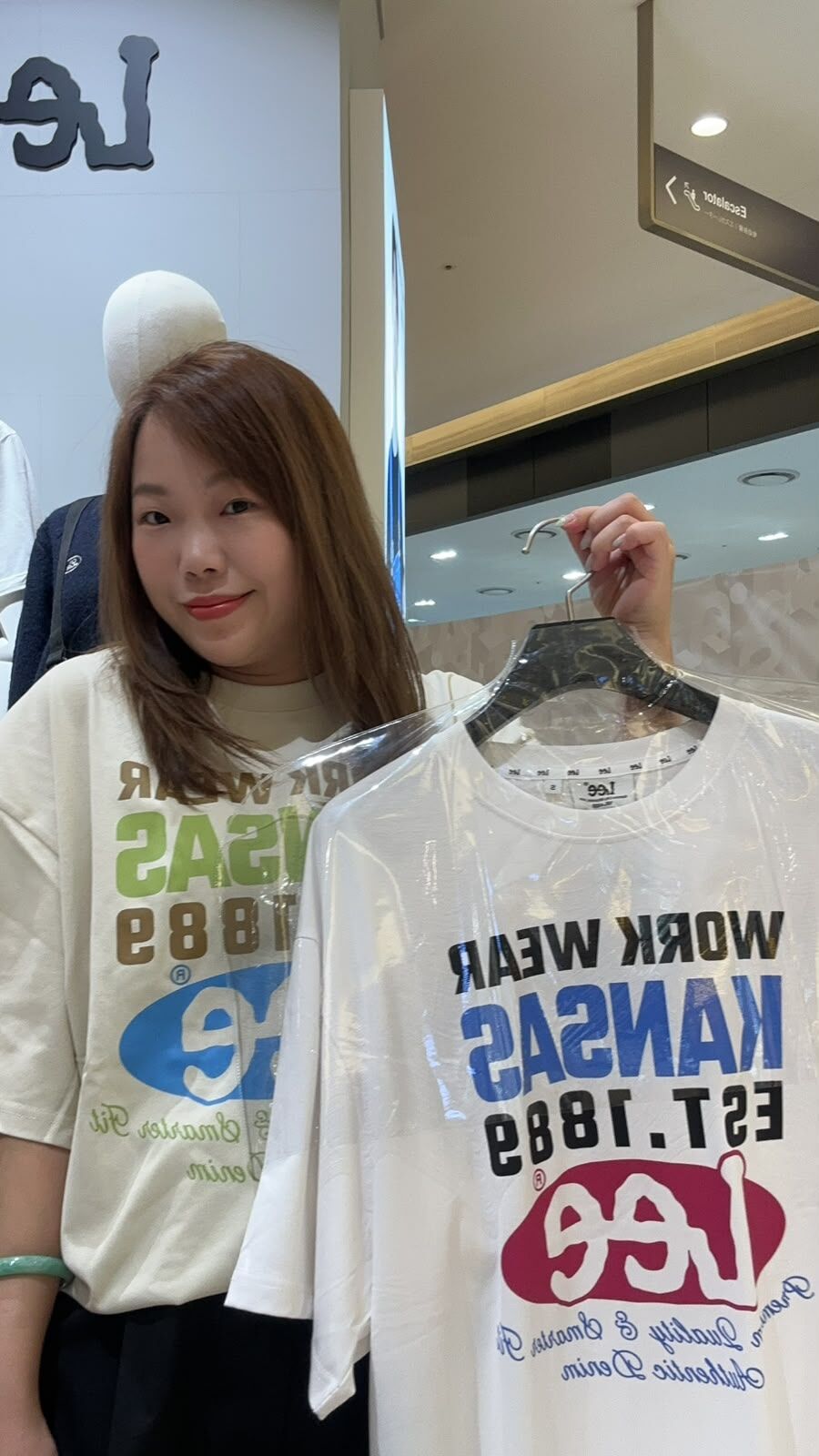 韓國代購 LEE 男女同款TOP LE2502ST25
