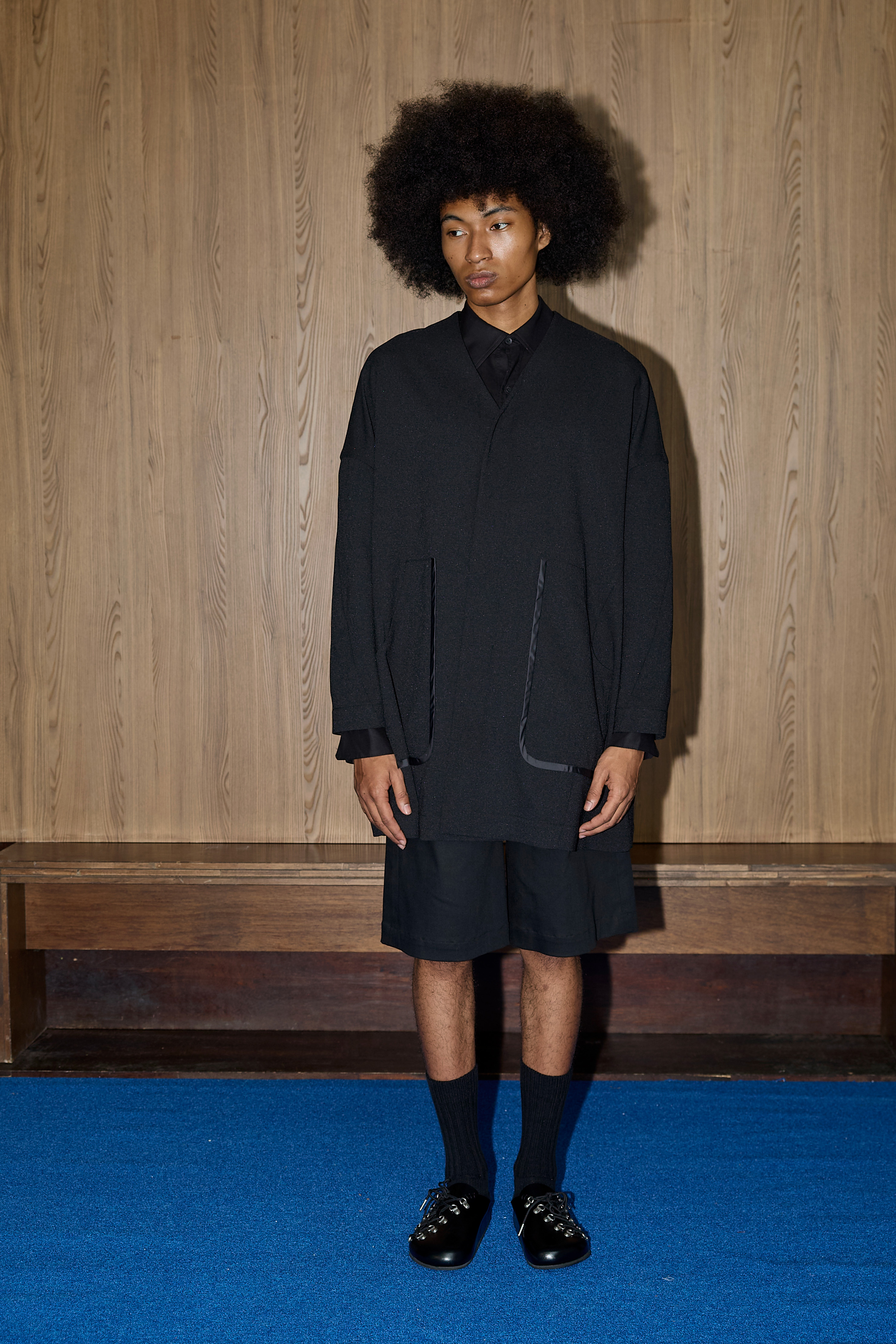 Asymmetrical Patch Shorts