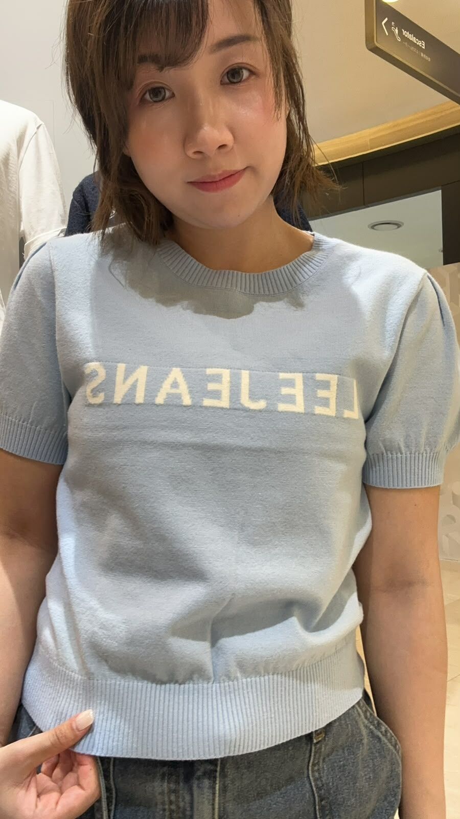 韓國代購 LEE 短款針織 LE2502KT62