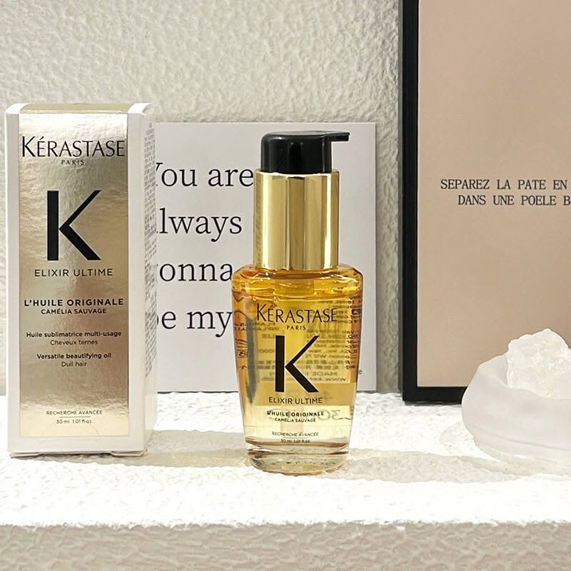 【現貨】KERASTASE卡詩 金緻柔馭山茶花鎏光露 30ml (小樣)