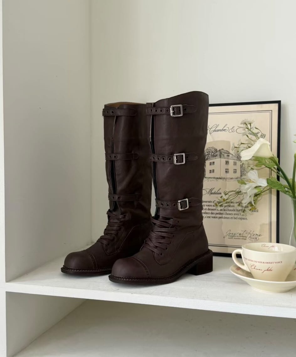 CC14 (#8362)  長BOOTS 足碼   SIZE:225~250  PU 料 4.5CM   $629