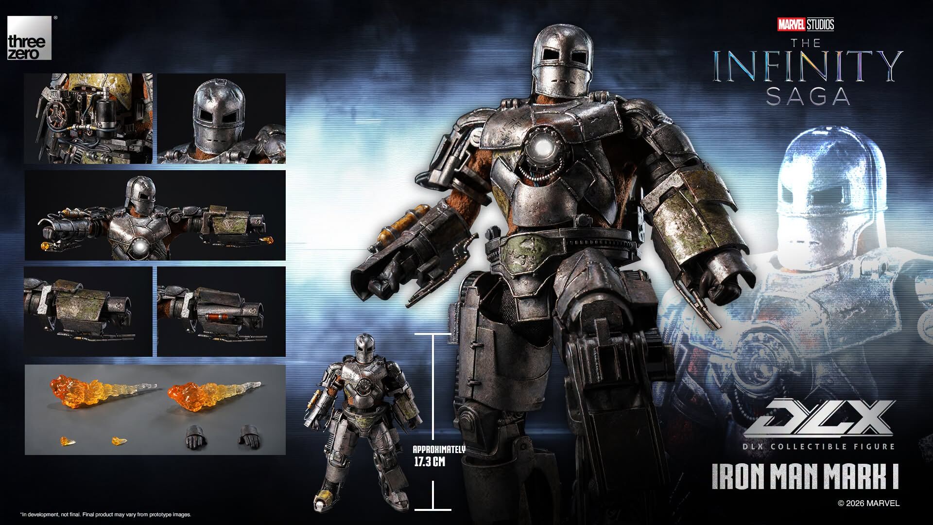 (預訂) Threezero 3Z0320 Marvel Studios: The Infinity Saga DLX Iron Man Mark 1