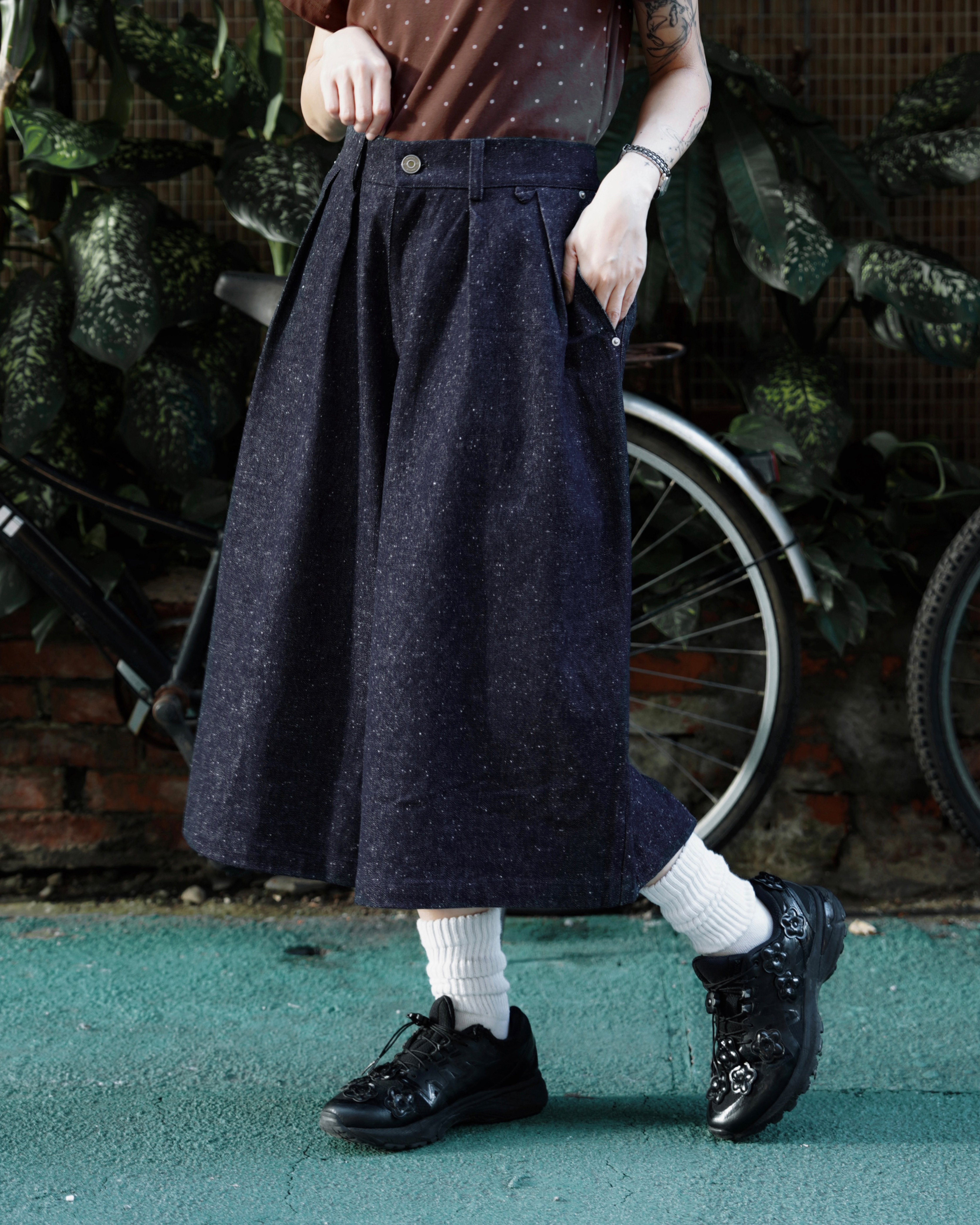 【 Kiki.co made 】365Days Cropped Pants