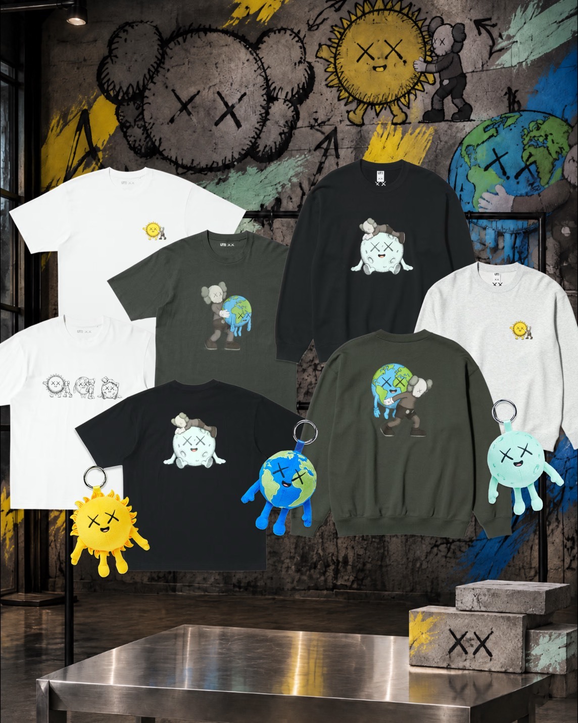【APAIR】預購 kaws x Uniqlo ut 2026 新款 短T 大學T 成人款 XS-4XL