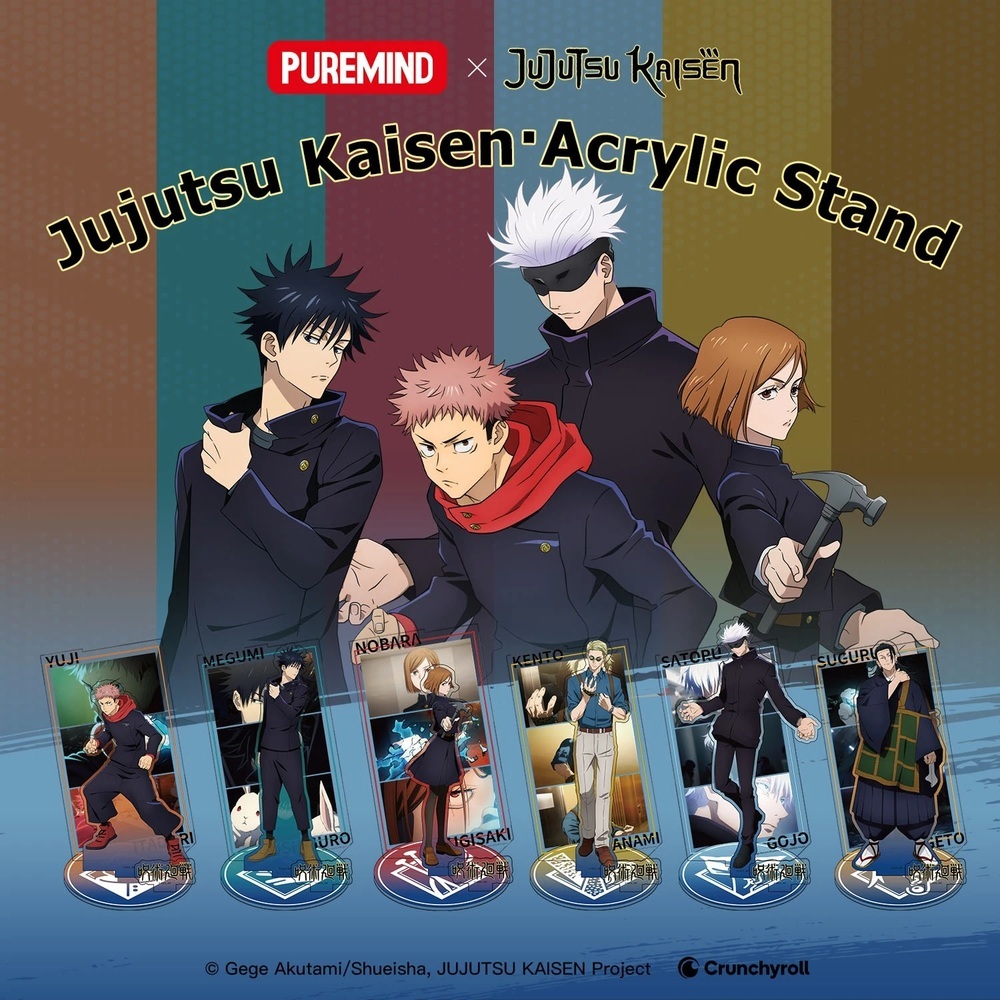 【PUREMIND】咒術迴戰 壓克力立牌 6款6入 盲盒 strc